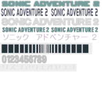 Scrolling Menu Text - Sonic Adventure 2: Battle