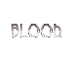 Menu Font - Blood