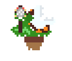 Fire Piranha Plant (Super Mario Maker-Style) - Mario Customs