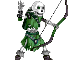 Green Skeleton Archer - Final Sky / Cross Summoner