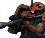 Garma Zabi's Zaku II - SD Gundam G Generation Genesis