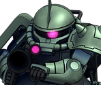 Zaku II High Mobility Type (Commander) - SD Gundam G Generation Genesis