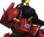 Johnny Ridden's Zaku II High Mobility Type - SD Gundam G Generation Genesis
