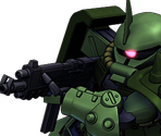 Zaku II FZ (Commander Type) - SD Gundam G Generation Genesis