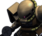 Zaku II Desert Version - SD Gundam G Generation Genesis