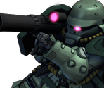 Liberio Lincke's Zaku II FZ (Fritz Helmet) - SD Gundam G Generation Genesis