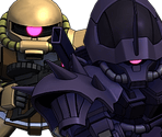 Efreet Nacht - Zaku II Desert Version - SD Gundam G Generation Genesis