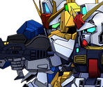 Z Gundam - Gundam Mk-II (AEUG) - Hyaku Shiki - SD Gundam G Generation Genesis