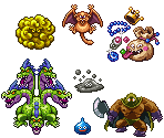 Monsters (Static) - Dragon Quest 3 (JPN)