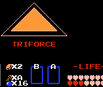 HUD & Pause Screen - The Legend of Zelda
