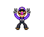 Waluigi (Super Mario World-Style) - Mario Customs