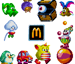 Enemies - McDonald's Treasure Land Adventure