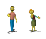 Pedestrians - The Simpsons Movie: Bart Simpson's Naked Skate