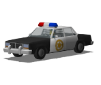 Police Car - The Simpsons Movie: Bart Simpson's Naked Skate