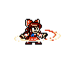 Reimu Hakurei (Mega Man NES-Style) - Touhou Customs
