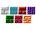 Palace Tilesets - Zelda 2: The Adventure of Link