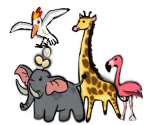 Animal Paintings - The Lion Guard to the Rescue