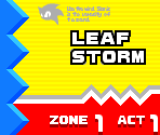 Zone Title Card - Sonic Rush