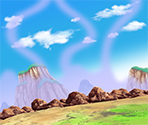 Wasteland (with Light Purple Smoke) - Dragon Ball Z: Budokai Tenkaichi 3