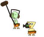 Hornfels and Monzo (Paper Mario-Style) - Paper Mario Customs