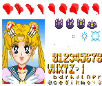 Interface, Font, & Miscellaneous - Super Moon Fighter DX
