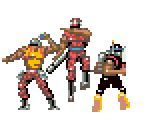Red Falcon Soldiers (2D Stages) - Contra