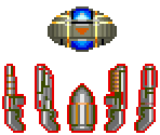 Flying Capsule & Weapons - Super Contra