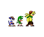Fang, Bean & Bark (Sonic 1 Master System-Style) - Sonic the Hedgehog Customs