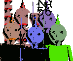 Baldloons/Glitchy Balloons - Baldi's Basics Birthday Bash