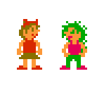 Giana Sisters (Classic Design, Super Mario Bros. 1 NES-Style) - Giana Sisters Customs