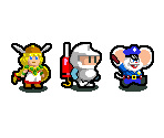 Playable Characters - Party land (JPN)