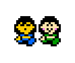 Frisk & Chara (EarthBound Beginnings / MOTHER-Style) - Undertale Customs
