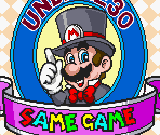 Title & Game Screen - UNDAKE30: Same Game Daisakusen Mario Version (JPN)