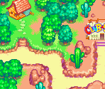 Overworld Map - Mario Golf: Advance Tour