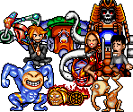 Bosses - Youkai Buster: Ruka no Daibouken (JPN)