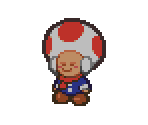 Shiver Toad (Red) - Paper Mario