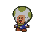 Shiver Toad (Yellow) - Paper Mario