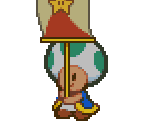 Toad Flag Carrier - Paper Mario