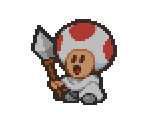 Toad Guard (Red) - Paper Mario
