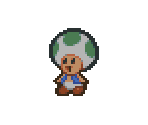 Toad Kid (Green) - Paper Mario