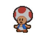 Toad (Red) - Paper Mario