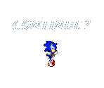 Continue Screen - Sonic Blast