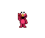 Elmo (Super Mario World-Style) - Sesame Street Customs