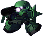Zaku II - SD Gundam G Generation Wars (JPN)