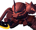 Zaku II Char Custom - SD Gundam G Generation Wars (JPN)