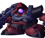 Rick Dom Char Custom - SD Gundam G Generation Wars (JPN)