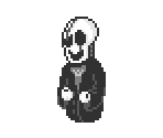 W. D. Gaster / Mystery Man (Deltarune Battle-Style) - Undertale Customs