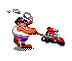 Fat Man & Mower - ToeJam & Earl