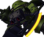 Zaku II Kai Fritz Helmet - SD Gundam G Generation Wars (JPN)