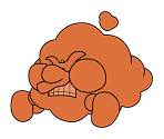 Huff 'n' Puff (Paper Mario-Style, 2 / 2) - Paper Mario Customs